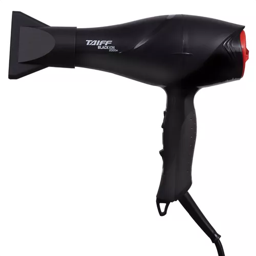 Secador de Cabelo Taiff Black Ion 2000W Profissional - Potente e Leve