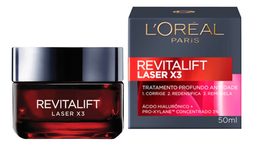 L'Oréal Paris Revitalift Laser X3 Diurno 50mL – Rugas e Firmeza