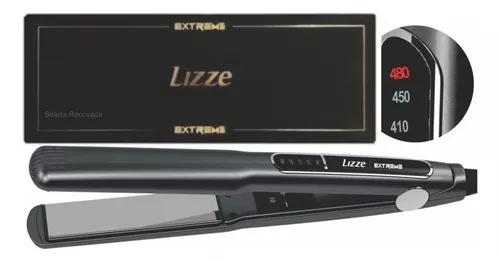 Prancha Lizze Extreme Profissional 480ºF - Chapinha Titanium para Salão