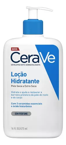 Loção Hidratante CeraVe 473ml - Com Ácido Hialurônico e Ceramidas