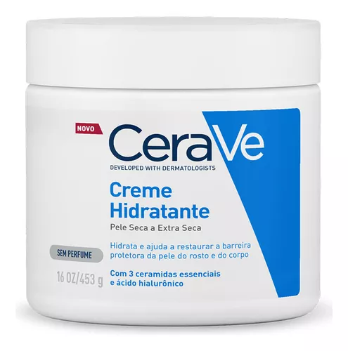 Creme Hidratante Cerave 454g – Textura Cremosa e Hidratação Profunda