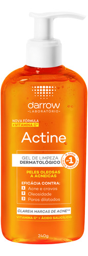 Sabonete Facial em Gel Com Vitamina C Actine 400g Darrow