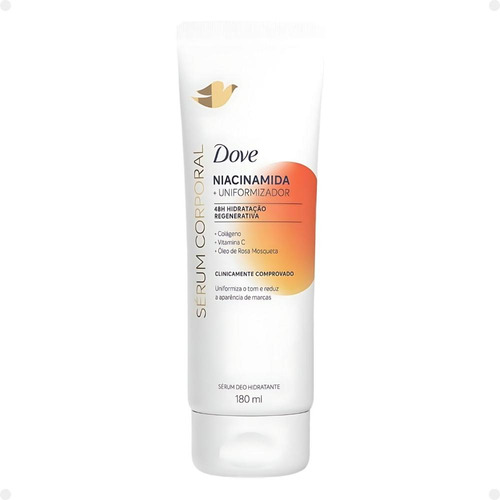 Sérum Corporal Dove Niacinamida + Uniformizador com Vitamina C e Rosa Mosqueta – 180ml