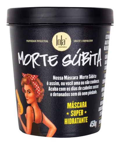 Máscara Capilar Lola Cosmetics Morte Súbita 450g – Hidratação Profunda para Cabelos Danificados