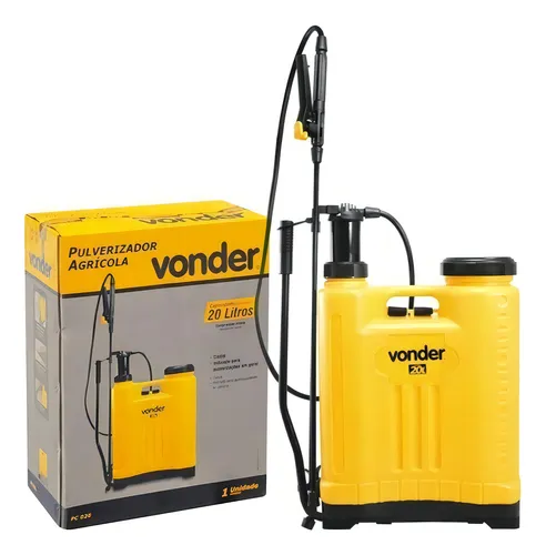 Pulverizador Costal Manual Vonder PC020 20L – Compressão Prévia, Bico Ajustável e Mangueira 1,2m - vista adicional