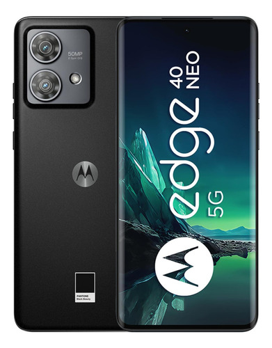 Motorola Edge 40 Neo 5G 256GB - Tela pOLED 6,55” 144Hz, Câmera 50MP, RAM 8GB - Black Beauty