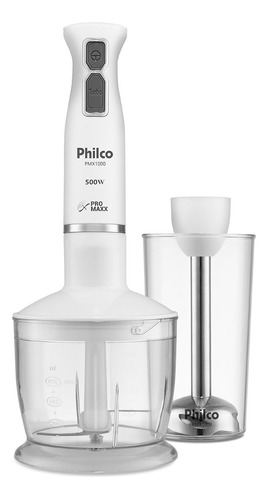 Mixer Philco PMX1000 500W com 4 Lâminas Pro Maxx – Branco 220V