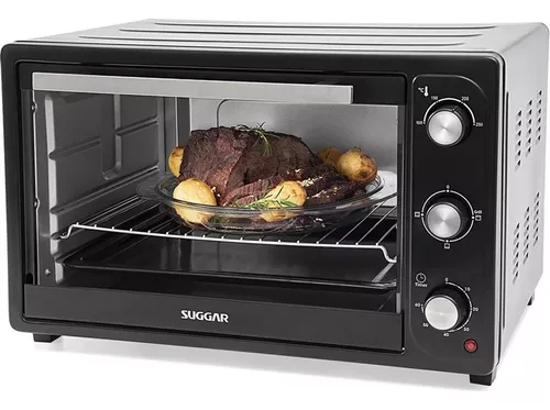 Forno Elétrico de Bancada Suggar 50L FE5012PT – 220V, Grill, Timer 60 Min, Grade Deslizante