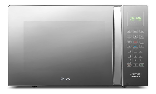 Micro-ondas Philco PMO42EB Jumbo 42L 1560W Tira Odor 110V