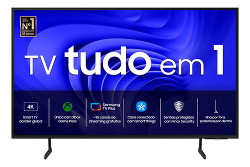 Samsung Smart TV 43" UHD 4K 43DU7700 – Gaming Hub, Alexa e Crystal 4K