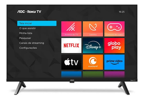 Smart TV AOC 40" LED Full HD Roku Wi-Fi