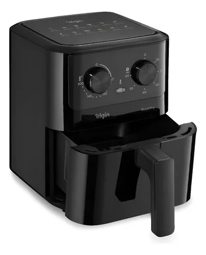 Fritadeira Elétrica Air Fryer Elgin Quad Fry 4,2L 1400W Preto