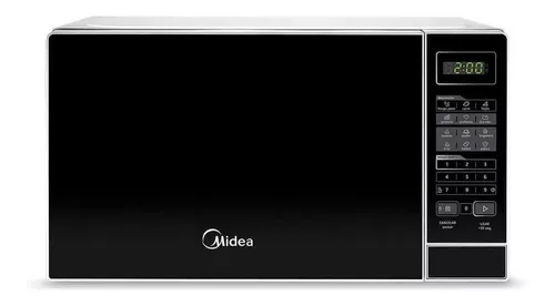 Micro-ondas Midea 20L Branco e Preto 220V MRAS22 - Função Eco, Tira Odor.
