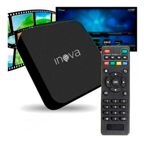 Inova TV Box 4K Smart - Transforme sua TV Antiga em Smart com Netflix e YouTube