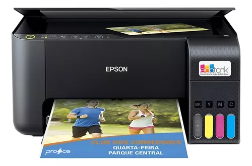 Impressora Multifuncional Epson EcoTank L3250 Wi-Fi Color Bivolt 110-240V Preta