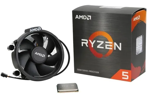 Processador AMD Ryzen 5 5500 3.6GHz 6 Núcleos 12 Threads Cache 16MB AM4 Sem Vídeo