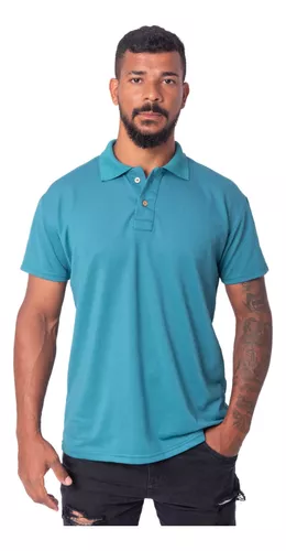 Camisa Gola Polo Masculina Lisa – Malha Piquet Algodão Tamanhos P ao GG