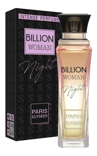 Perfume Feminino Billion Woman Night Paris Elysees 100ml – Floral Oriental