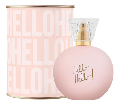 Deo Colônia Hello Hello Nah Cardoso Ciclo 100ml – Baunilha, Avelã e Chocolate com Alta Fixação
