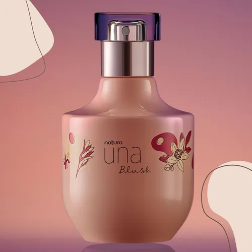 Perfume Una Blush Natura Deo Parfum Feminino 75ml – Floral Adocicado, Vegano e Sofisticado - vista adicional