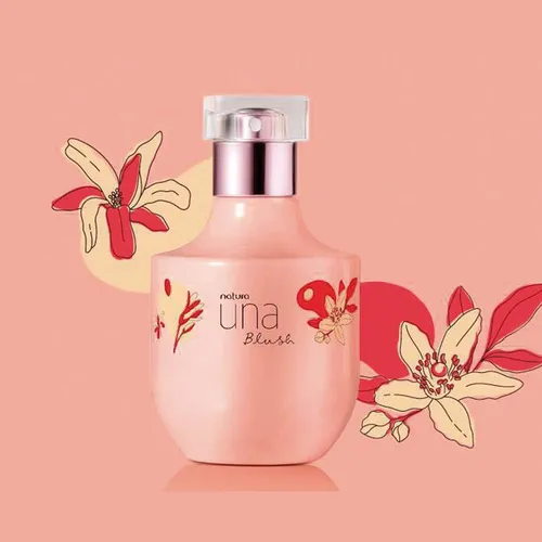 Perfume Una Blush Natura Deo Parfum Feminino 75ml – Floral Adocicado, Vegano e Sofisticado - vista adicional