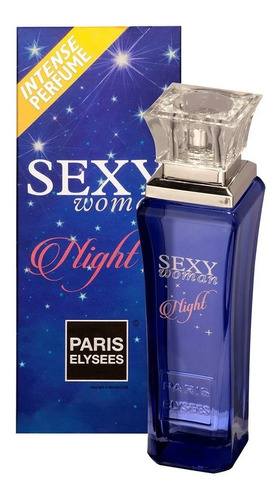 Perfume Sexy Woman Night Paris Elysees EDT 100ml – Oriental Amadeirado Feminino