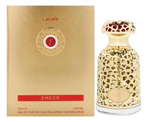 Lattafa Emeer Eau de Parfum 100ml - Elegância e Sofisticação em Cada Gota