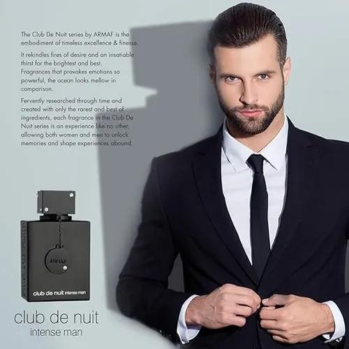 Perfume Club de Nuit Intense Armaf 105ml: fragrância masculina amadeirada e especiada com longa duração e sofisticação marcante. - vista adicional
