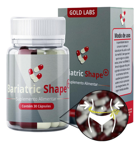 Suplemento Bariatric Gold Premium - 30 Cápsulas Original | Gold Labs