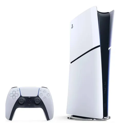 Console Sony PlayStation 5 Digital Slim 1TB Branco com 2 Jogos e Controle Sony - vista adicional