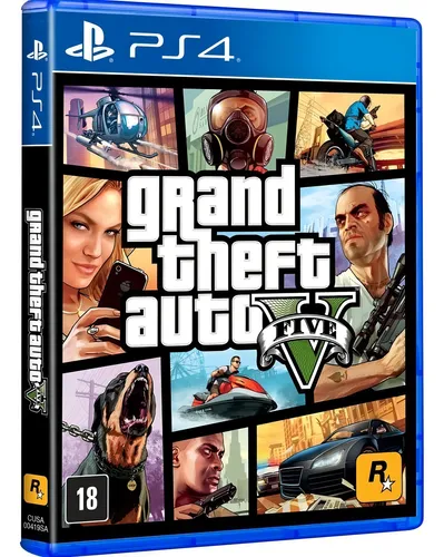 Grand Theft Auto V Premium Edition PS4 – Mídia Física Lacrada, Edição Completa, Rockstar Games - vista adicional