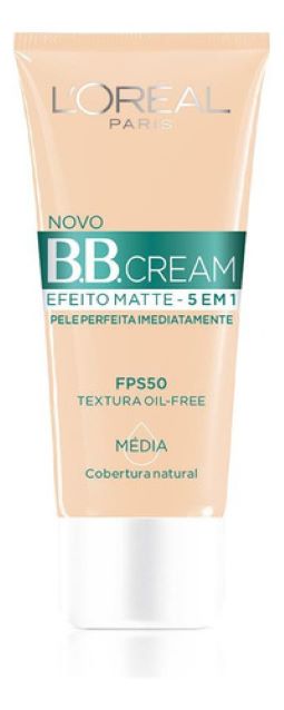 BB Cream Efeito Matte 5 em 1 FPS50 L'Oréal Paris – Pele Uniforme e Protegida