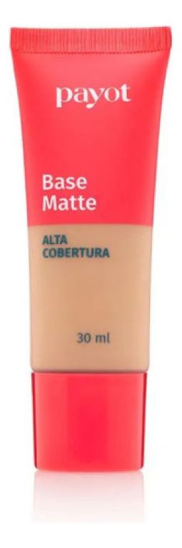 Base Líquida Matte Payot Alta Cobertura 30ml – Resistente à Água, Oil-Free e Longa Duração